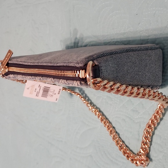 Michael Kors Jet Set Denim Pouchette - Picture 3 of 11